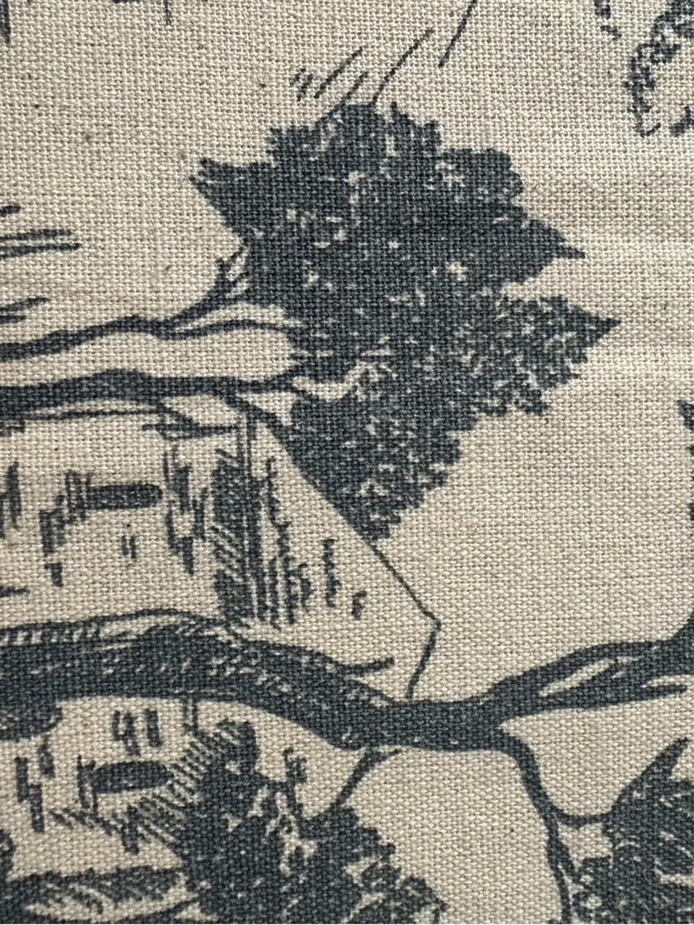 New Toile De Jouy Shower Curtain English Cottage Style Cotton Linen
